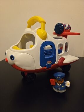 Little People Spin N Fly Airplane With Pilot
